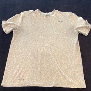 Nike Gray dri- fit Short Sleeve Tee